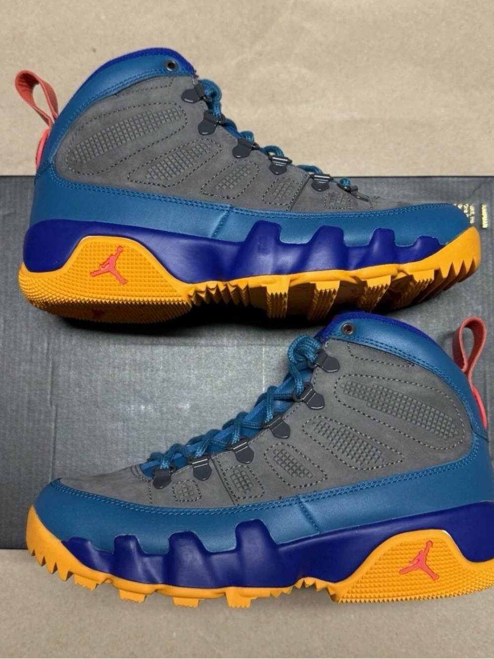 Nike Air Jordan 9 Retro Boot NRG Green Abyss 2018 men’s size 5.5 Shoes NEW!